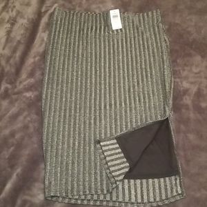 Torrid Size 1 Glitter Layered Pencil Skirt